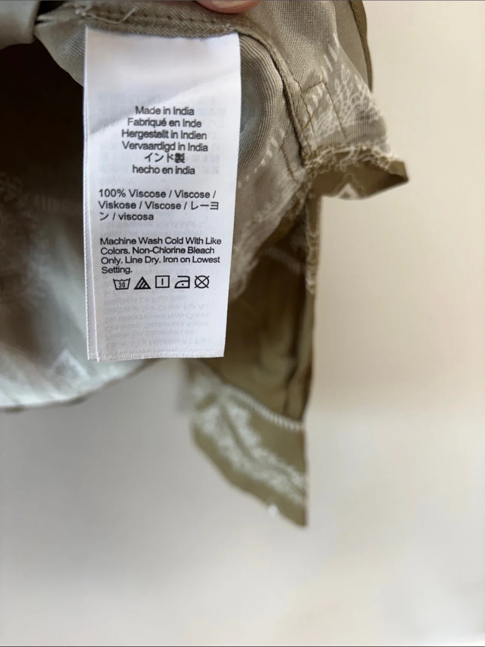 J. Crew Olive Green Paisley Bandana Print Button-Down Shirt